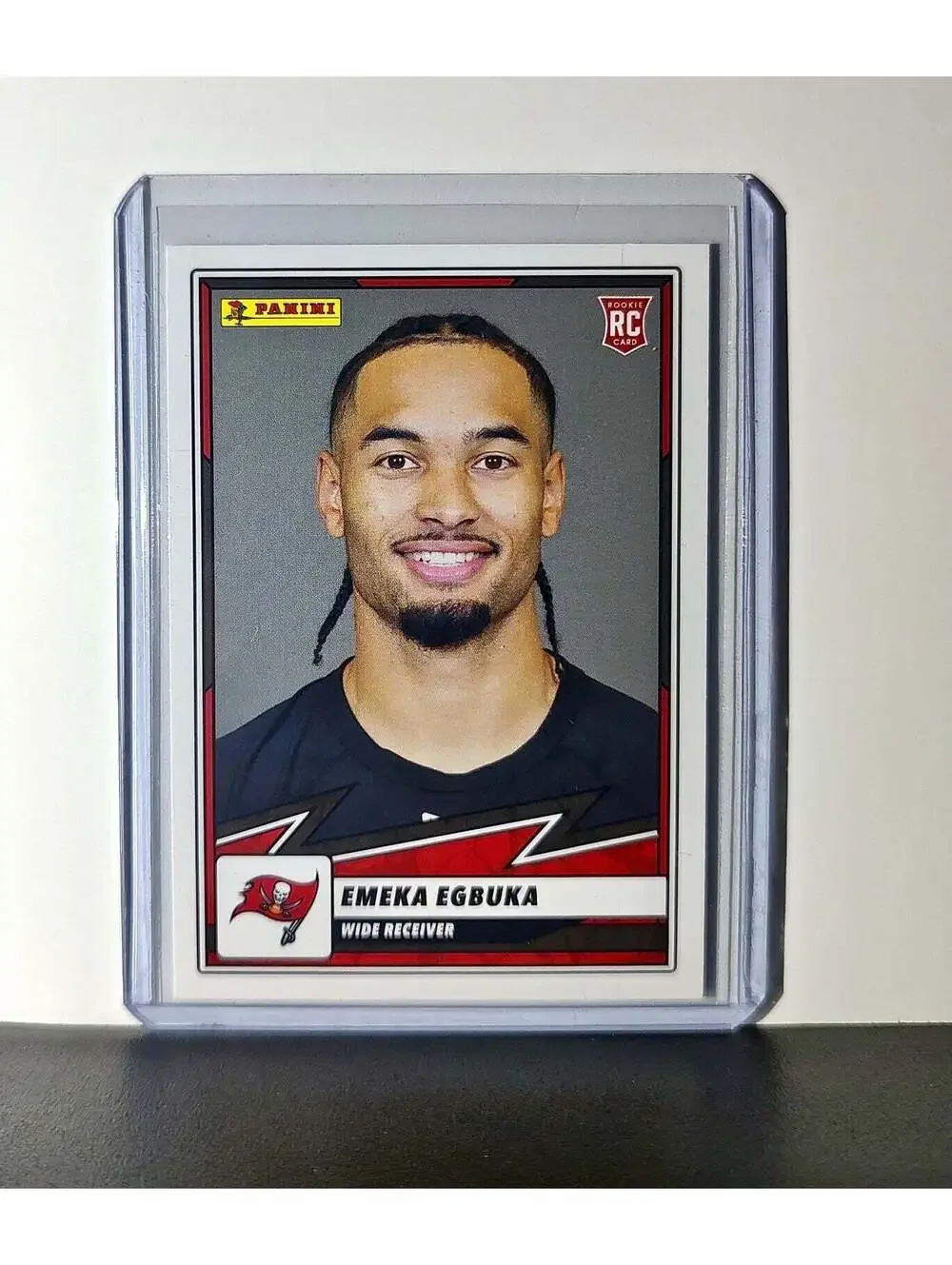 Emeka Egbuka Rookie 2025 Panini NFL #78 Sticker Card Tampa Bay Buccaneers